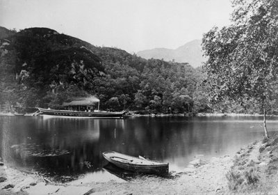Loch Katrine - Trossachs Pier, ca. 1860er von James Valentine